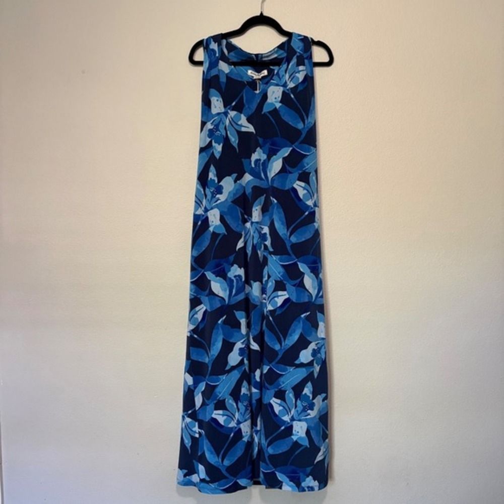 NWT Tommy Bahama Dress Sandy Seasides Bright Floral Sleeveless Large Maxi Beach - Picture 3 of 12